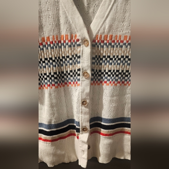 Pendleton Westen Native Multicolor Long Sleeve Cardigan Womens Size S - Picture 2 of 6